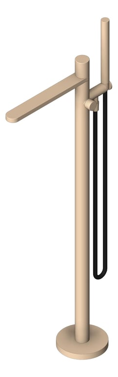 MixerSet Freestanding Nero Pure Bath ShowerHose