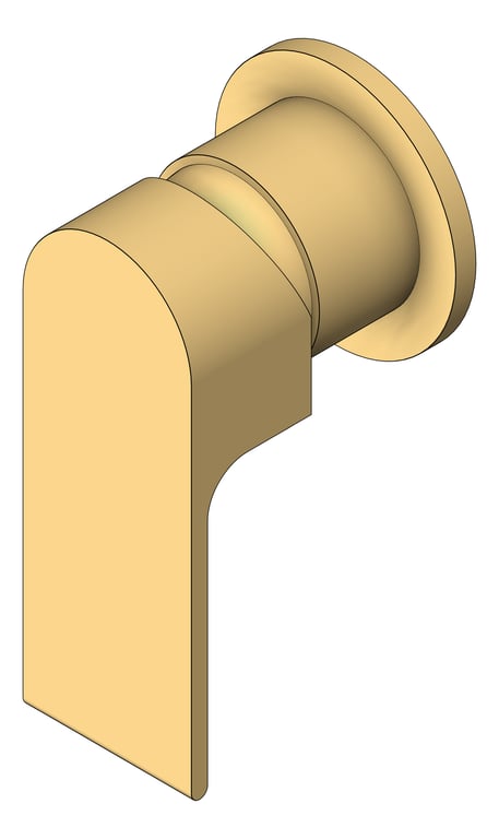 Navigate to MixerTap Shower Nero Bianca BackPlate Round