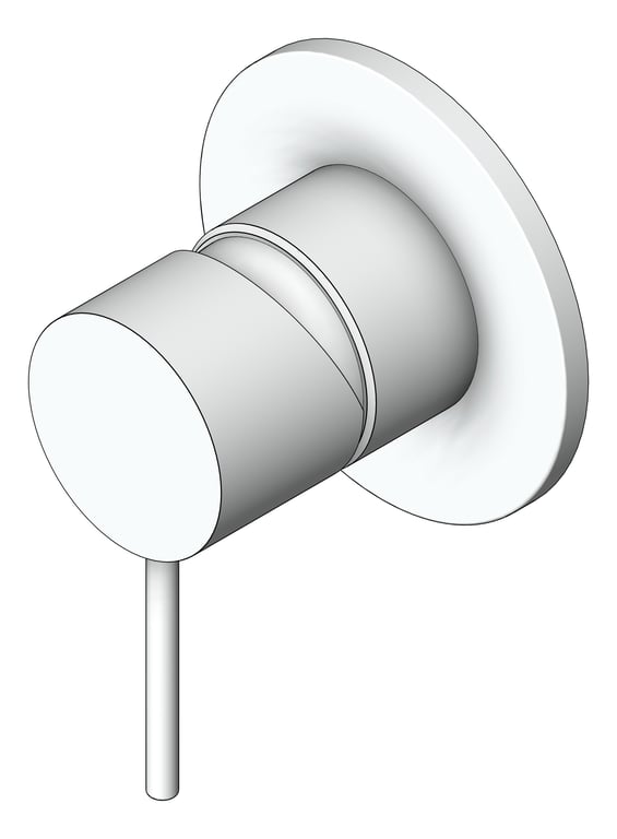 Navigate to MixerTap Shower Nero Mecca 80mmPlate