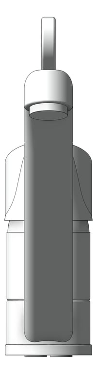 Front Image of Mixer Sink Nero ClassicCare
