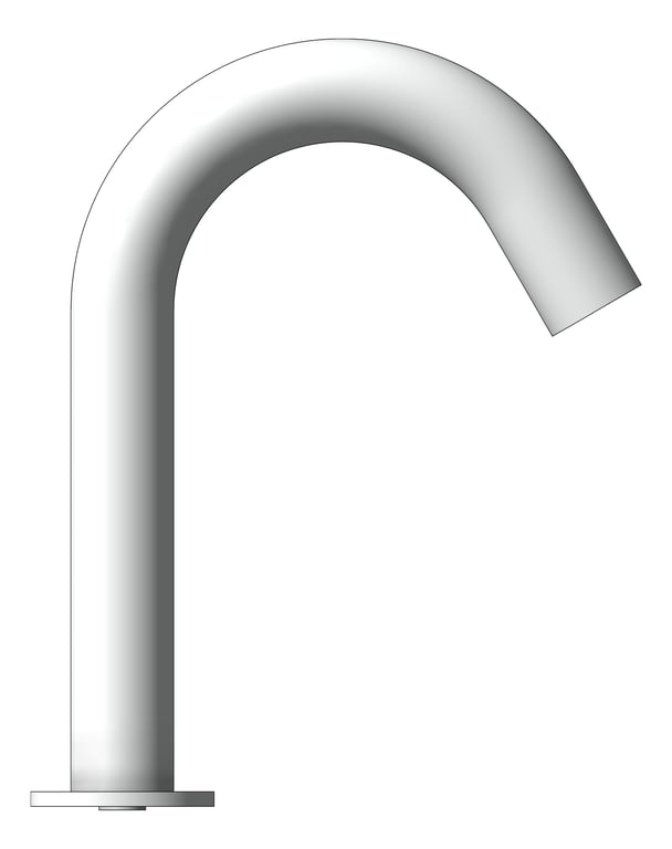 Left Image of Spout Hob Nero Mecca Sensor