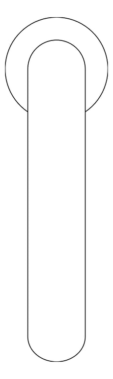 Plan Image of Spout Hob Nero Mecca Sensor