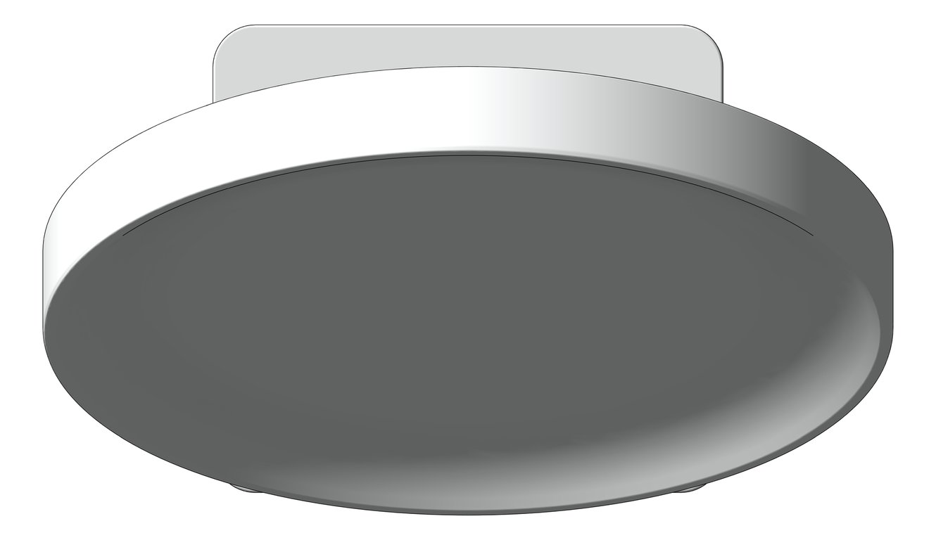 Front Image of Shower Wall Nero Serenity Head
