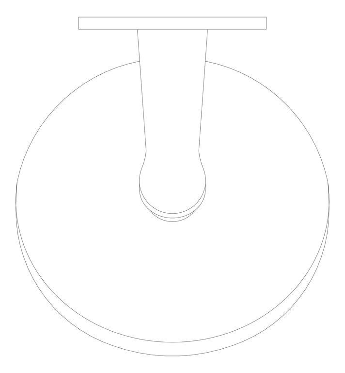 Plan Image of Shower Wall Nero Serenity Head
