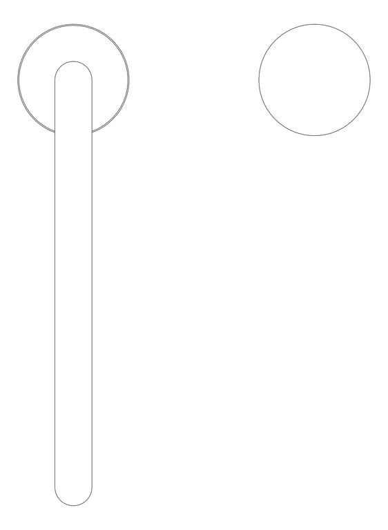 Plan Image of MixerSet Hob Nero Serenity Progressive ArcSpout Bath