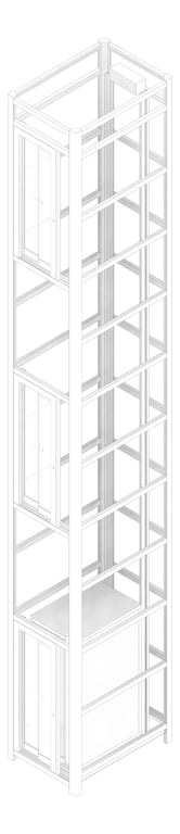 3D Documentation Image of Lift Freestanding Eltec EltecHLB SingleEntry RearMotor