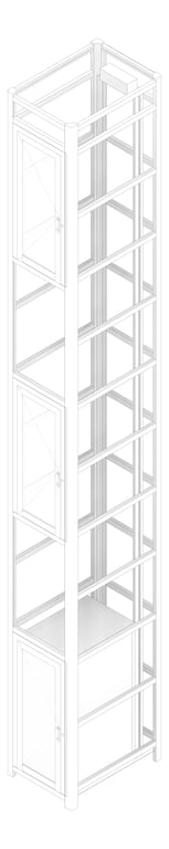 3D Documentation Image of Lift Freestanding Eltec EltecHLB SingleEntry Swing RearMotor