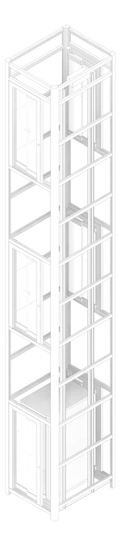 3D Documentation Image of Lift Freestanding Eltec EltecHLB ThroughCar