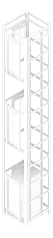 3D Documentation Image of Lift Freestanding Eltec EltecHLB ThroughCar SideExit