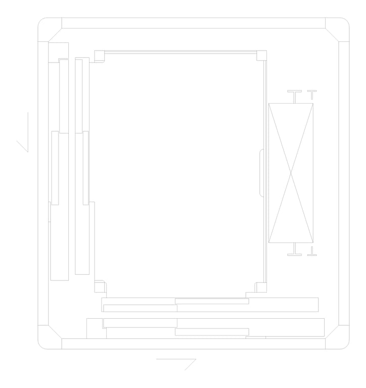 Plan Image of Lift Freestanding Eltec EltecHLB ThroughCar SideExit