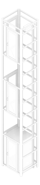 3D Documentation Image of Lift Freestanding Eltec EltecHLB ThroughCar Swing SideExit