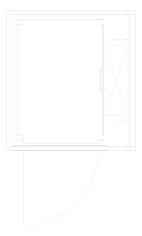 Plan Image of Lift SelfSupporting Eltec EltecHLB SingleEntry Swing