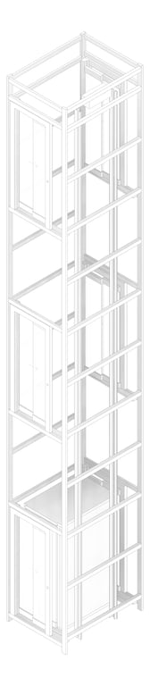 3D Documentation Image of Lift SelfSupporting Eltec EltecHLB ThroughCar