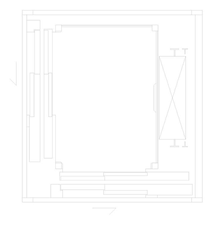 Plan Image of Lift SelfSupporting Eltec EltecHLB ThroughCar SideExit