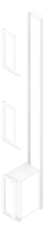 3D Documentation Image of Lift Wall Eltec EltecHLB SingleEntry RearMotor