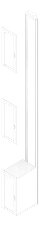 3D Documentation Image of Lift Wall Eltec EltecHLB SingleEntry Swing RearMotor