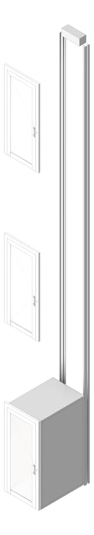 Lift Wall Eltec EltecHLB SingleEntry Swing RearMotor