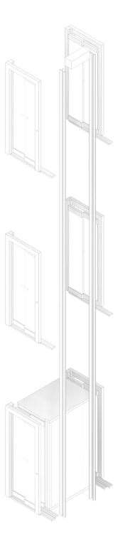 3D Documentation Image of Lift Wall Eltec EltecHLB ThroughCar