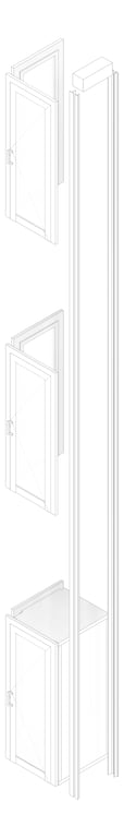 3D Documentation Image of Lift Wall Eltec EltecHLB ThroughCar Swing SideExit