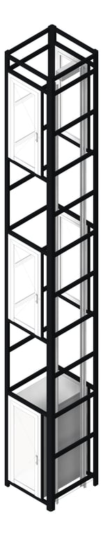 Lift Freestanding Eltec EltecHLB ThroughCar Swing - BIMcontent.com