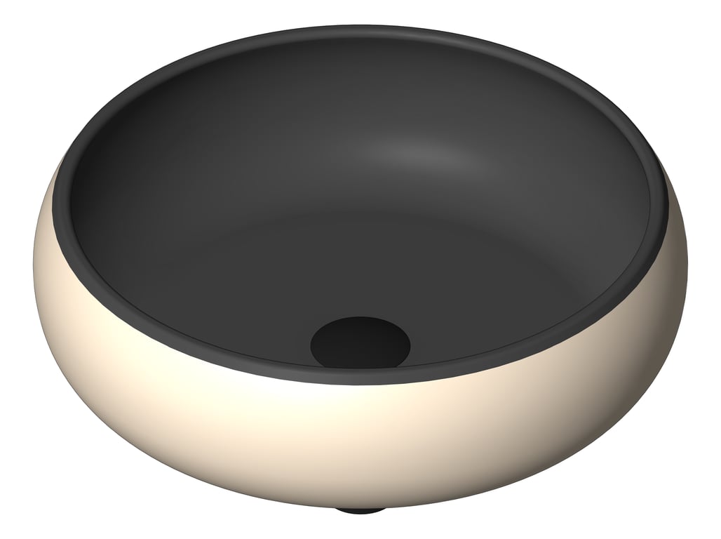 Basin AboveCounter Oliveri Terzofoco Curved