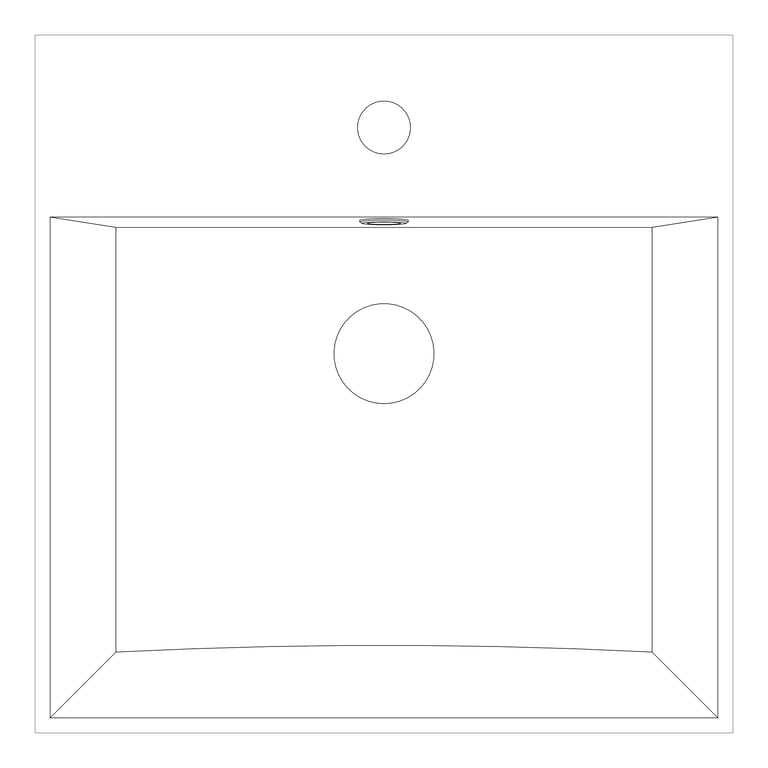 Plan Image of Basin Oliveri Munich CounterTop