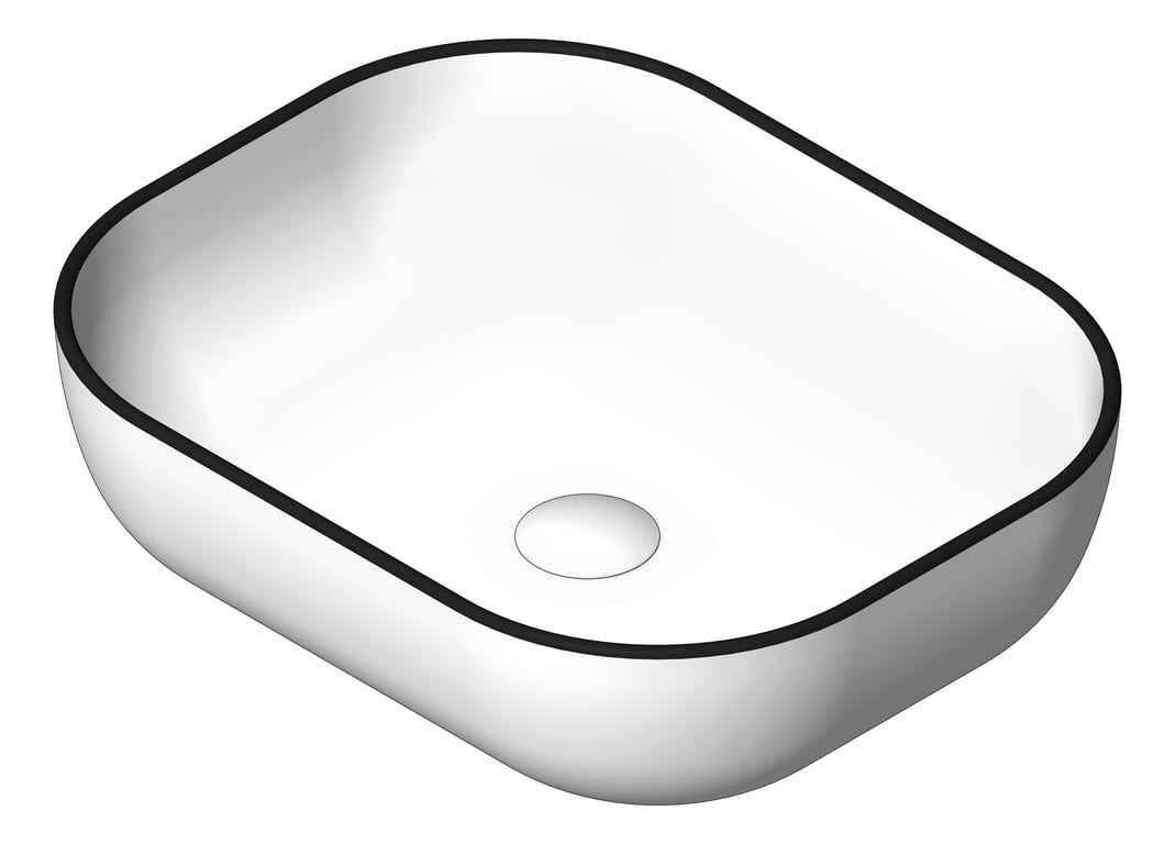 Navigate to Basin Oliveri Naples CounterTop BlackLine