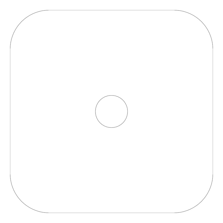 Plan Image of Basin Oliveri Naples CounterTop Square