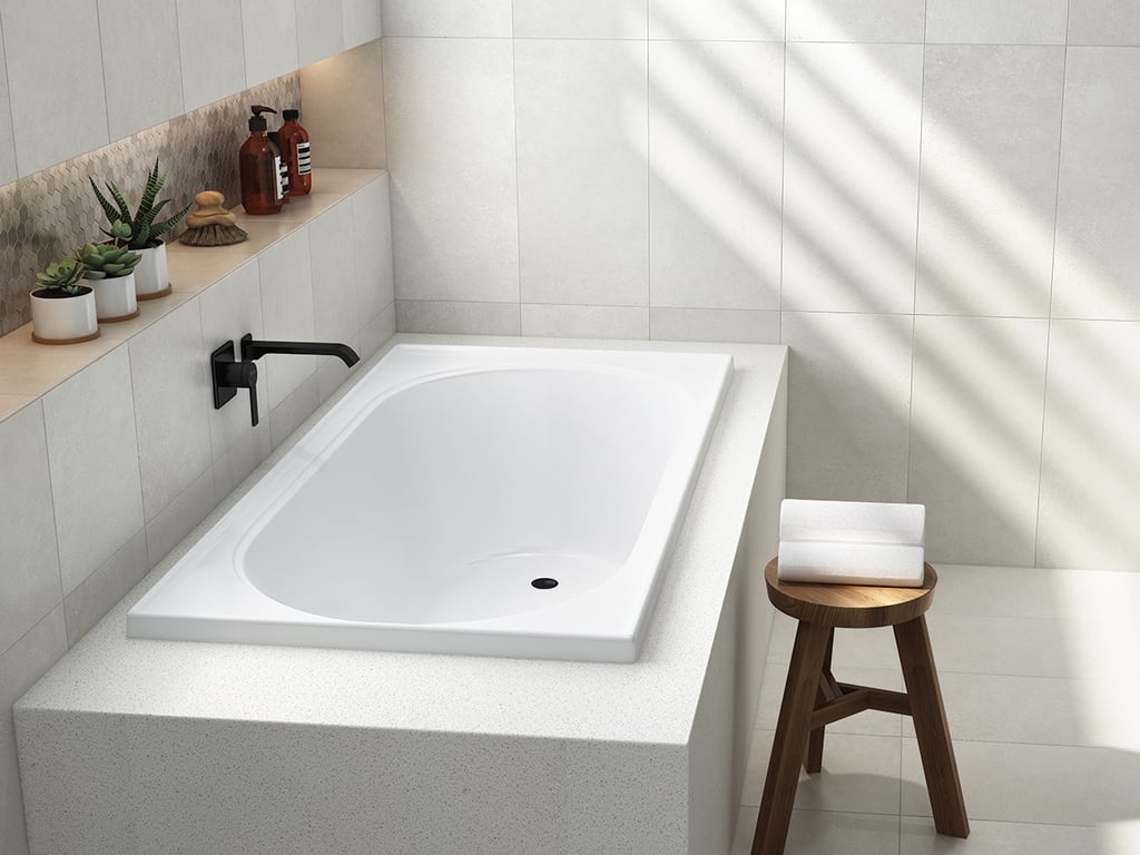Bath-Inset-Oliveri-Naples-1520mm-Image2.jpg Image of Bath Inset Oliveri Naples 1520mm