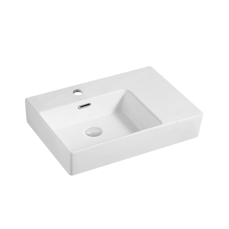 Munich-Wall-Hung-Basin-with-Shelf-(Right-Hand)-Oliveri-Image1 Image of Basin WallHung Oliveri Munich Right