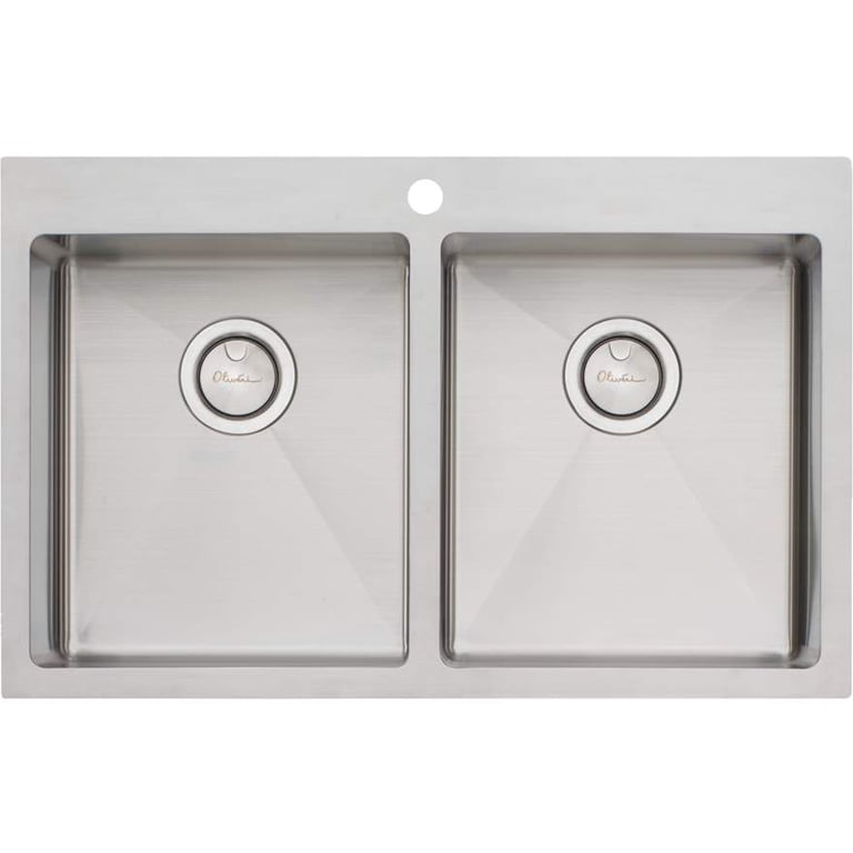 Sink-Kitchen-Oliveri-Apollo-DoubleBowl-Image1.jpg Image of Sink Kitchen Oliveri Apollo DoubleBowl