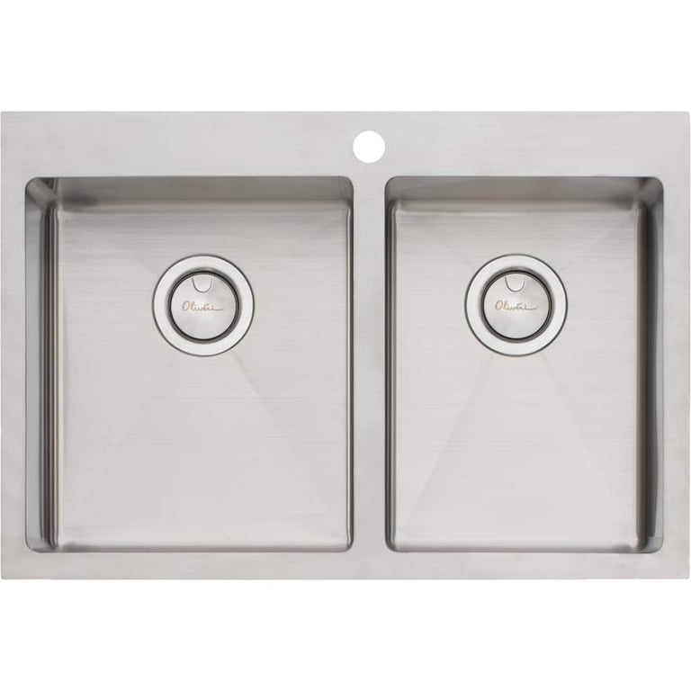 Sink-Kitchen-Oliveri-Apollo-OneAndThreeQuarterBowl-LHS-Image1.jpg Image of Sink Kitchen Oliveri Apollo OneAndThreeQuarterBowl LHS