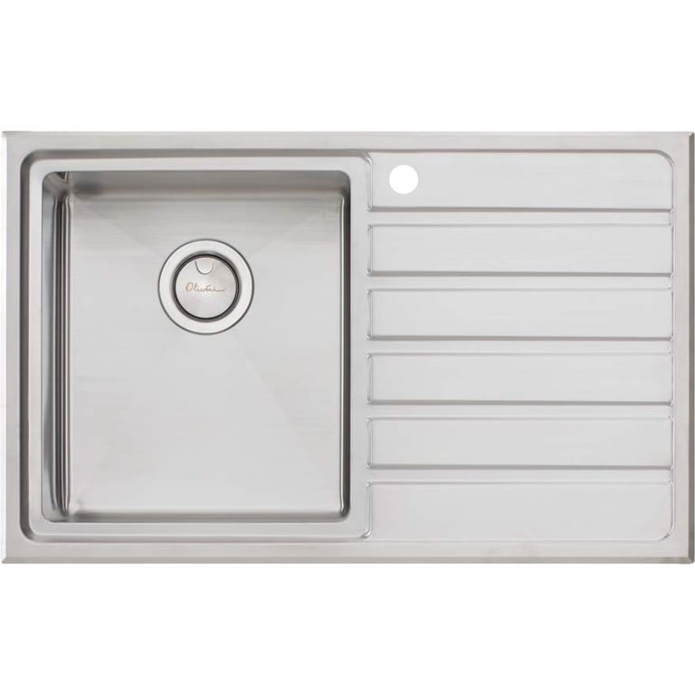 Sink-Kitchen-Oliveri-Apollo-SingleBowl-Drainer-LHS-Image1.jpg Image of Sink Kitchen Oliveri Apollo SingleBowl Drainer LHS