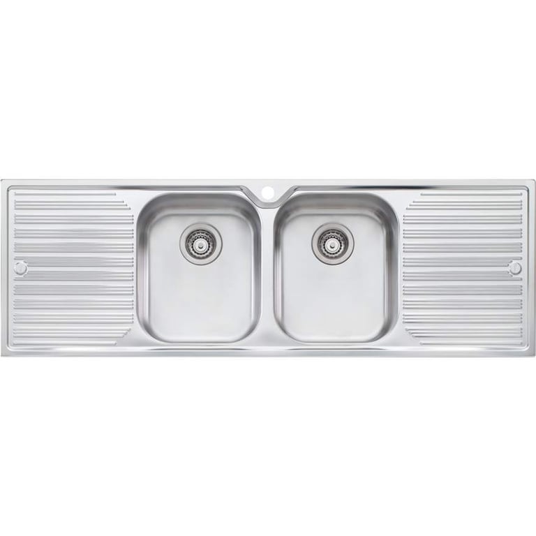 Sink-Kitchen-Oliveri-Diaz-DoubleBowl-DoubleDrainer-Image1.jpg Image of Sink Kitchen Oliveri Diaz DoubleBowl DoubleDrainer