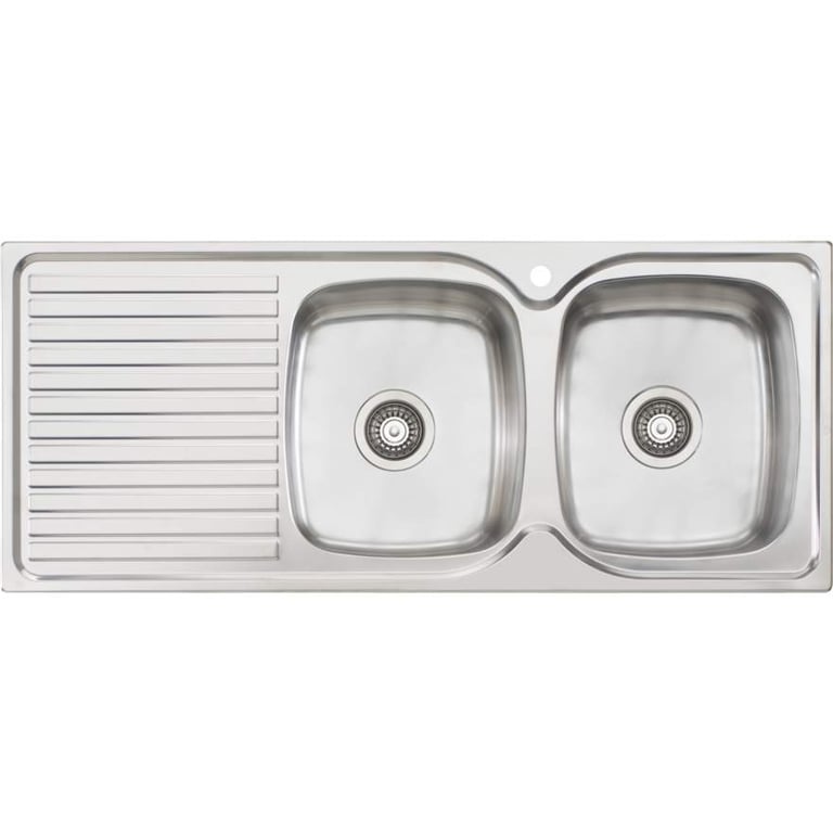 Sink-Kitchen-Oliveri-Endeavour-DoubleBowl-Drainer-RHS-Image1.jpg Image of Sink Kitchen Oliveri Endeavour DoubleBowl Drainer RHS
