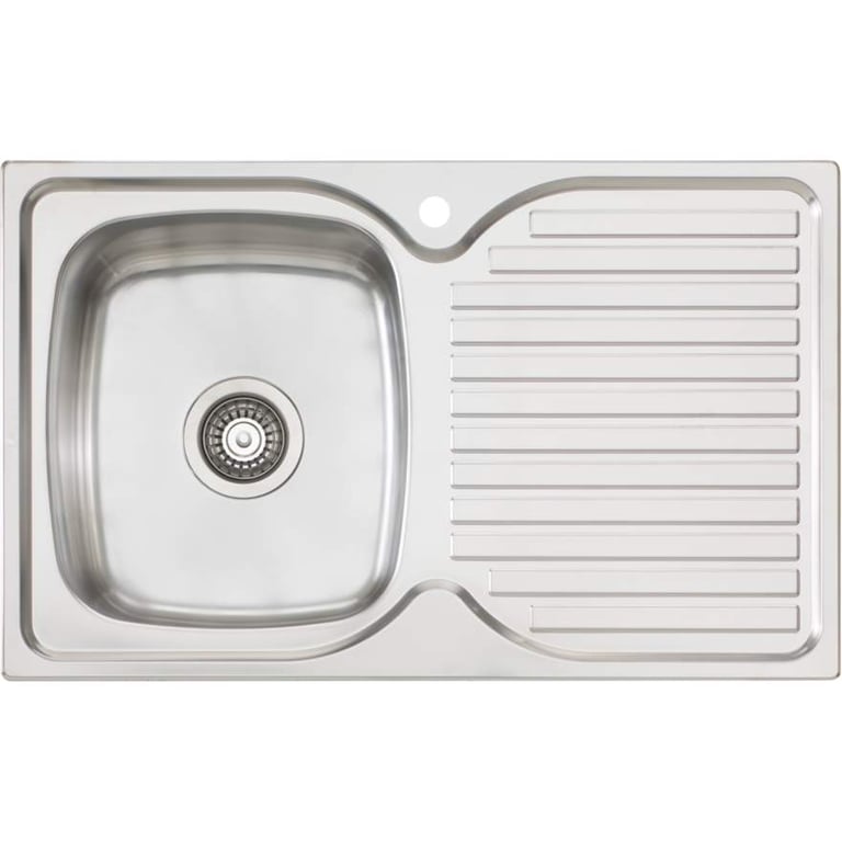 Sink-Kitchen-Oliveri-Endeavour-SingleBowl-Drainer-LHS-Image1.jpg Image of Sink Kitchen Oliveri Endeavour SingleBowl Drainer LHS