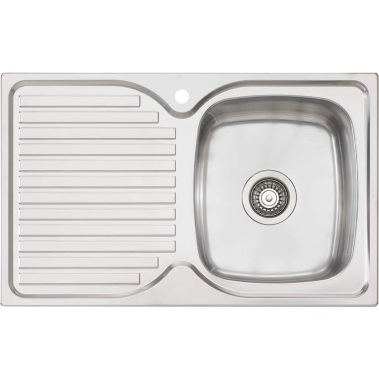 Sink-Kitchen-Oliveri-Endeavour-SingleBowl-Drainer-RHS-Image1.jpg Image of Sink Kitchen Oliveri Endeavour SingleBowl Drainer RHS