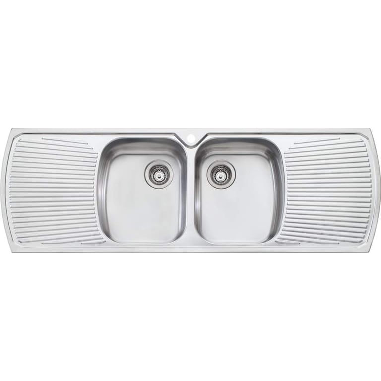 Sink-Kitchen-Oliveri-Monet-DoubleBowl-Topmount-DoubleDrainer-Image1.jpg Image of Sink Kitchen Oliveri Monet DoubleBowl Topmount DoubleDrainer