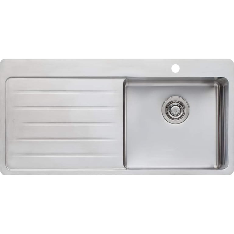 Sink-Kitchen-Oliveri-Sonetto-SingleBowl-Drainer-RHS-Image1.jpg Image of Sink Kitchen Oliveri Sonetto SingleBowl Drainer RHS