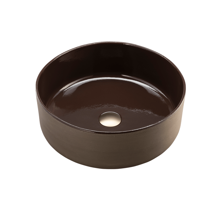 Terzofoco-Natural-Earth-Circular-Counter-Top-Basin-Oliveri-Image1.png Image of Basin AboveCounter Oliveri Terzofoco Circular