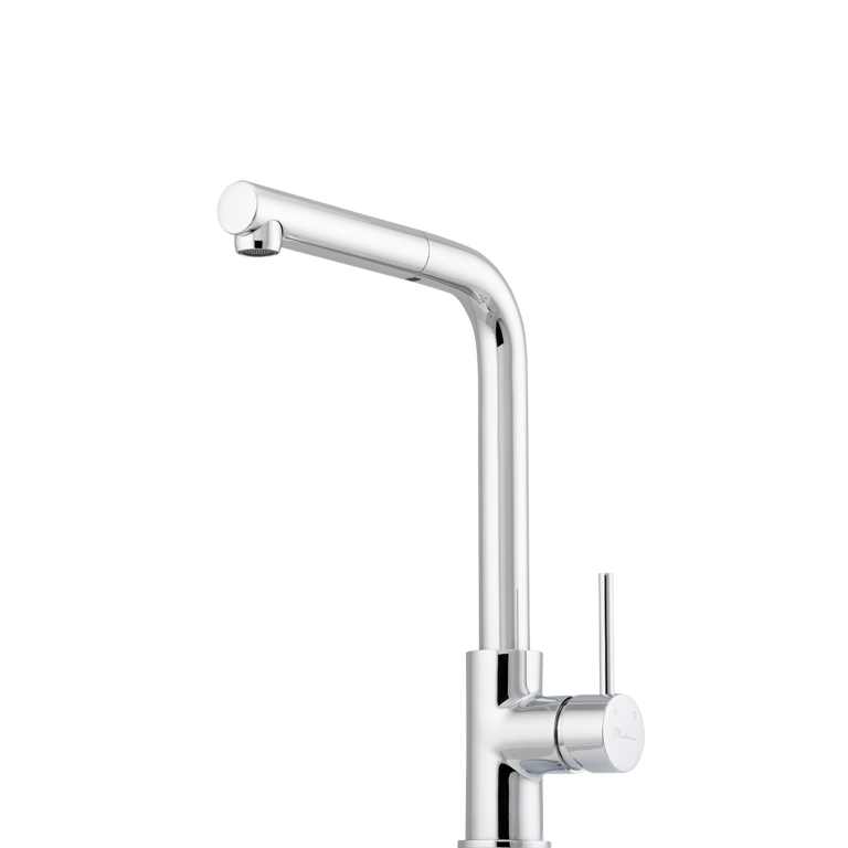 Venice-Chrome-Pull-Out-Right-Angle-Mixer-Oliveri.png Image of Mixer Basin Oliveri Venice RightAngle PullOutSpray