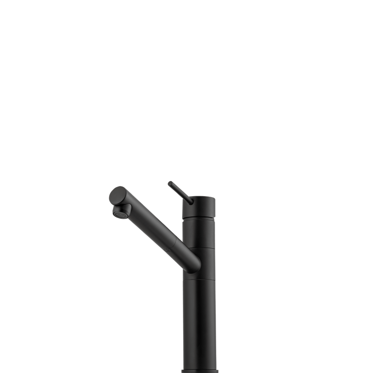 Venice-Matte-Black-Pull-Out-Swivel-Mixer-Oliveri.png Image of Mixer Basin Oliveri Venice Swivel PullOutSpray