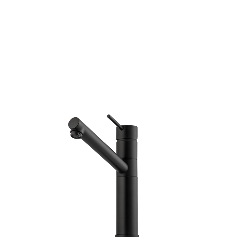 Venice-Matte-Black-Swivel-Mixer-Oliveri.png Image of Mixer Basin Oliveri Venice Swivel