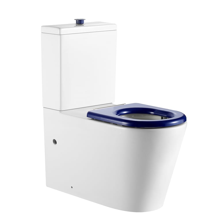Vienna-Back-to-Wall-Care-Toilet-Suite-with-Blue-Seat-and-Buttons-Oliveri.jpg Image of ToiletSuite WallFaced Oliveri Care