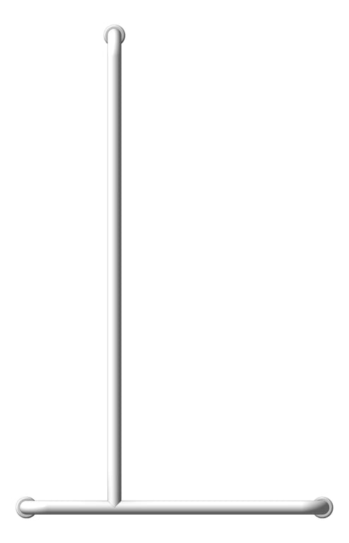 Front Image of GrabRail Shower Oliveri Holdfast TShape Left