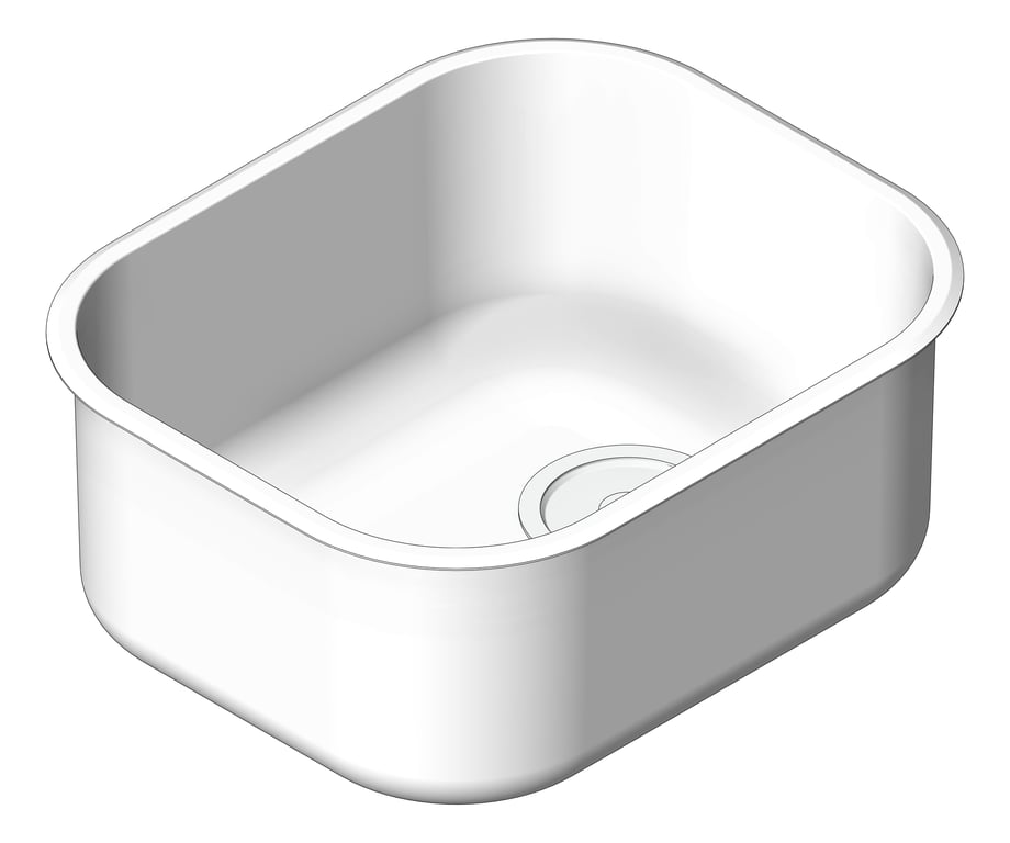 Image of Sink Kitchen Oliveri Diaz StandardBowl Undermount