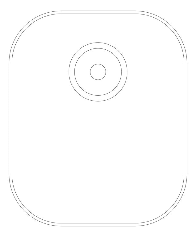 Plan Image of Sink Kitchen Oliveri Diaz StandardBowl Undermount