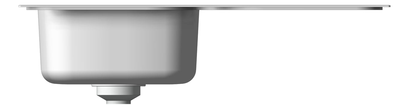 Front Image of Sink Kitchen Oliveri Endeavour SingleBowl Drainer LHS