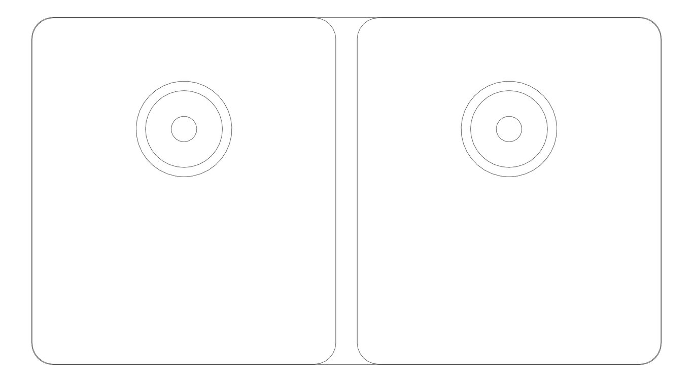 Plan Image of Sink Kitchen Oliveri ProjectSinks DoubleBowl Universal