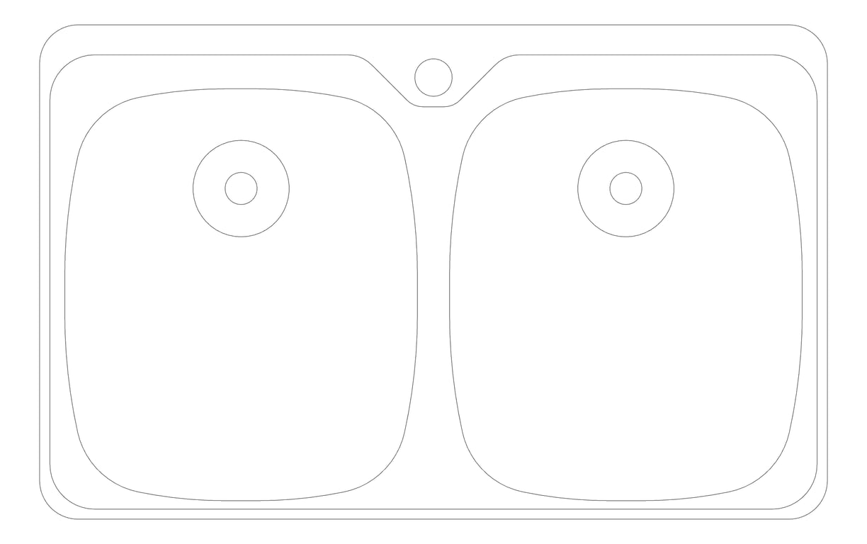 Plan Image of Sink Kitchen Oliveri ProjectSinks